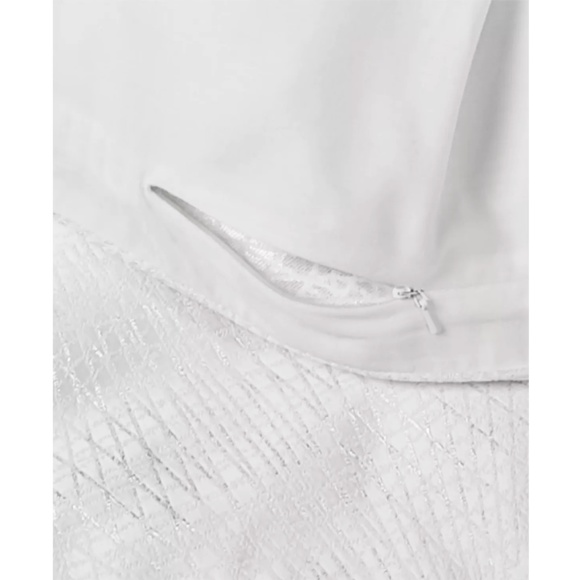 NIB‎ $465 [ King Duvet Cover ] Hotel Collection Diamond Lattice Fresh White - Picture 3 of 13